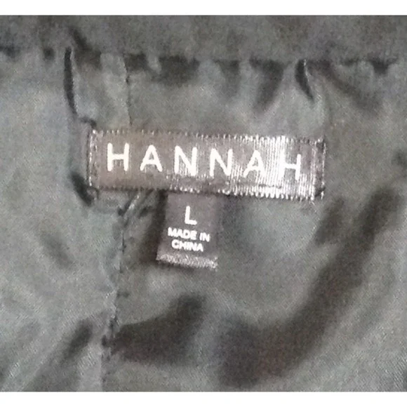 Hannah Brand Women's S Black Sleeveless Snap Close Vest Size Large - Picture 10 of 15